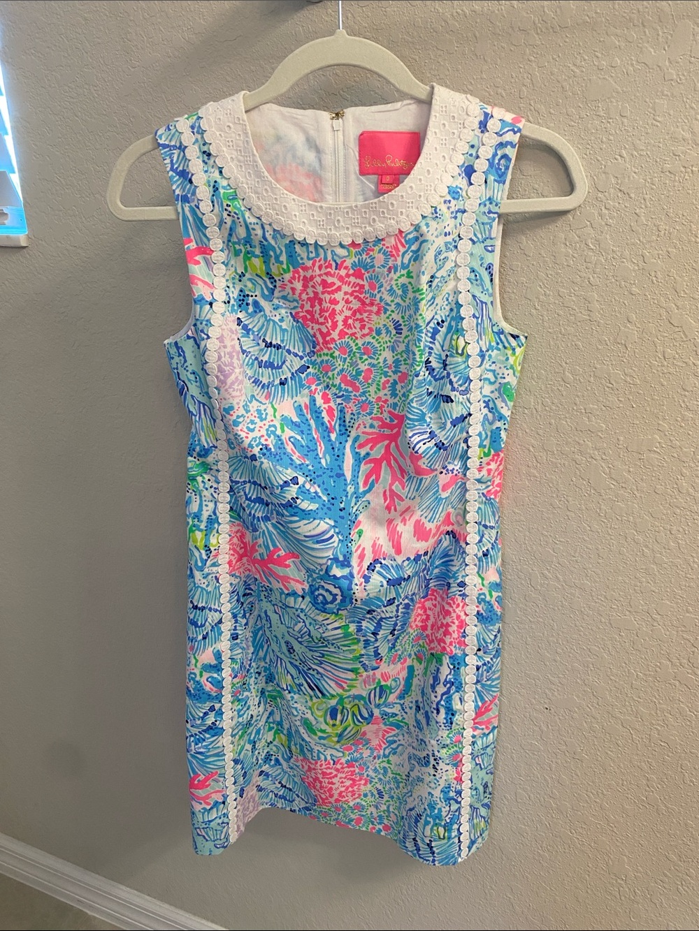 Lilly Pulitzer Shift Dress Sink or Swim Size 0